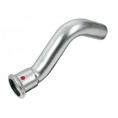 Afbeelding van Bonfix Perskoppeling Staal Passeerbocht kort 22x22mm