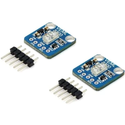 Afbeelding van 2 stuks VEML7700 omgevingslichtsensormodule, 120k Lux lichtmeetsensorkaart