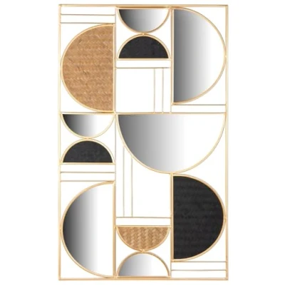 Afbeelding van Casablanca by Gilde Sierobject voor aan de wand Wandobject spiegel Wenen (1 stuk)