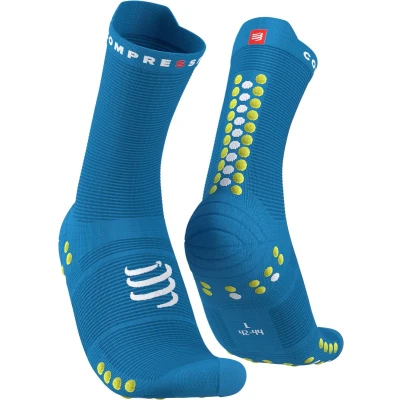 Afbeelding van Compressport Pro Racing Socks Run V4.0 High Hardloopsokken Hawaiian 35 38