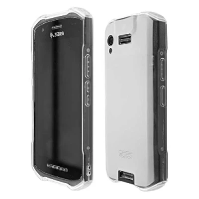 Afbeelding van caseroxx TPU case voor Zebra TC21 / TC26, tas (TPU in wit transparant)
