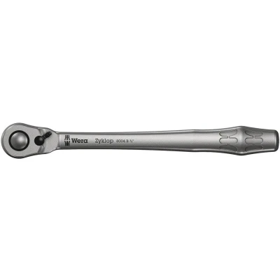Afbeelding van Wera 8004 B Zyklop Metal ratel met omschakelpal 3/8&quot; aandrijving 222mm