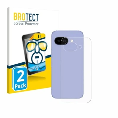 Afbeelding van BROTECT Screenprotector voor Google Pixel 9a (Achterkant) Folie Beschermfolie transparant (2 Stuks)
