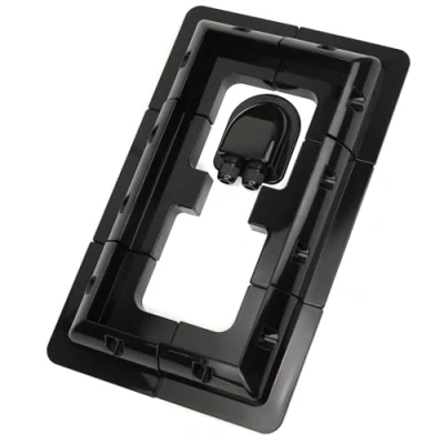 Afbeelding van QWORK® montagebeugels voor zonnepanelen, boorvrije zonnepaneelbeugel, campers, daken, zwart