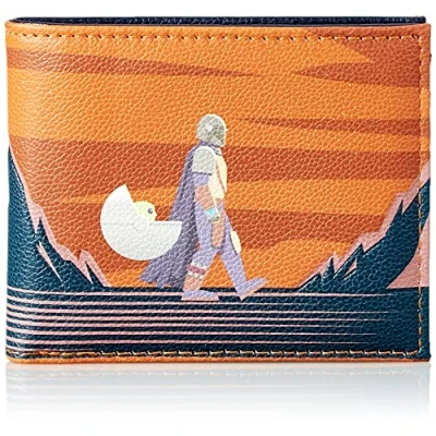 Afbeelding van Star Wars Bifold portemonnee The Mandalorian Multicolours
