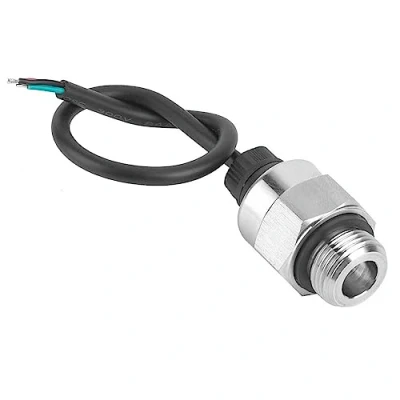 Afbeelding van Druktransmitter, Hoge Nauwkeurigheid Analoog Signaal Waterdruksensor IP65 G3/8 Schroefverbinding Druksensor Water (0 10BAR)