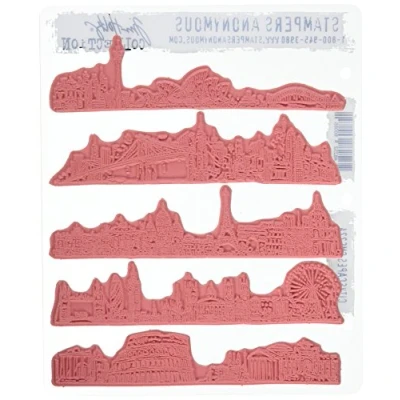 Afbeelding van Stampers Anonymous AGCMS224_AGW Cling Cityscapes Mounted Stempel, Grijs, 7&quot;X8.5&quot;