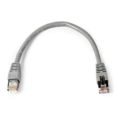 Afbeelding van Gembird PP6A LSZHCU 0.25m Cat6a S/FTP (S STP) Grijs netwerkkabel