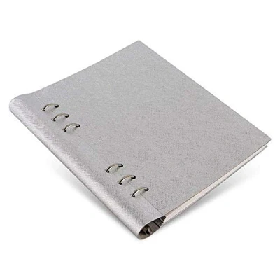 Afbeelding van Notitieboek, Saffiano Metallic, A5, zilver