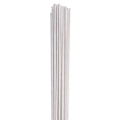 Afbeelding van Bloemendraad met papiermantel wit 20 gauge/50 st. 37 cm lengte.