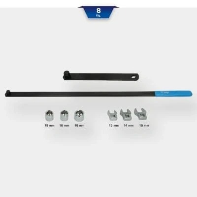 Afbeelding van BRILLIANT TOOLS BT571050 V riem en spanrolsleutelset, 8 dlg [Powered by KS TOOLS]