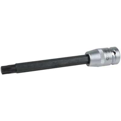 Afbeelding van KS Tools, Dopsleutel + dopmoer, 1/2&quot; inbus voor multitandschroeven (XZN) M12, lengte 140 mm, gefosfateerd