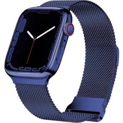 Afbeelding van Apple Watch Milanese band Donkerblauw Extra sterke magneet Geschikt voor 38mm / 40mm 41mm