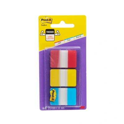 Afbeelding van Indextabs 3M Post it 686 25.4x38.1mm strong assorti