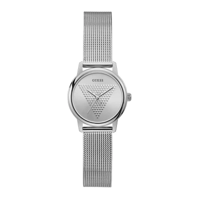 Afbeelding van Guess Micro Imprint GW0106L1 Horloge Staal Zilverkleurig Ø 28 mm