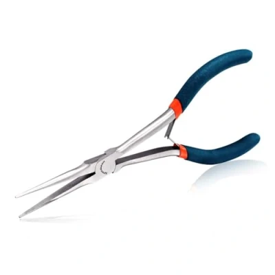 Afbeelding van SPEEDWOX Lange Naald Neus Tang 7 Inches Mini Precisie Draad Looping Fijne Antislip Handvatten Gladde Kaken Hoge Leverage Verminder Inspanningen voor Sieraden Maken