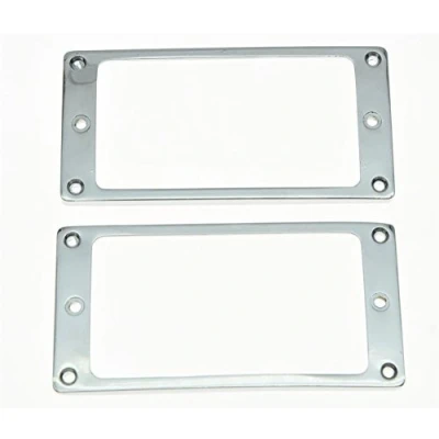 Afbeelding van KAISH 2 stks Metalen Chrome Humbucker Pickup Montage Ring Platte Base Frame
