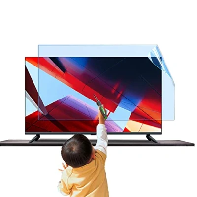 Afbeelding van 65 Inch Anti glare Tv schermbeschermer, Matte Film vingerafdrukfilm Verlicht Oogvermoeidheid Voor LCD, LED, OLED, QLED 4K HDTV,Matte 65in(1429X804) mm