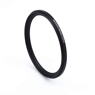 Afbeelding van 82 mm tot 72 camera verkleinende filteradapter, step down filteradapter ring van cameralens met filterschroefdraad op filterring