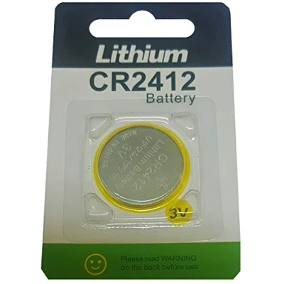 Afbeelding van Eunicell 1 x CR2412 3V lithium knoopcel 100 mAh (1 blisterkaart van batterijen) merkproduct
