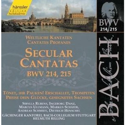 Afbeelding van Gächinger Kantorei, Bach Collegium Stuttgart, Helmuth Rilling J.S. Bach: Weltliche Kantaten Bwv 214,215 (CD)