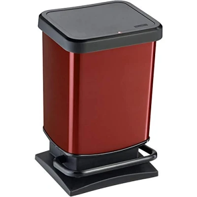 Afbeelding van Rotho, Paso, , Kunststof (PP) BPA vrij, roodmetaalkleurig, 20l (29,3 x 26,6 45,7 cm), rood metaal