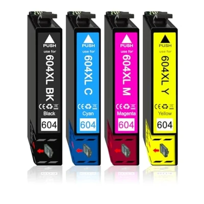 Afbeelding van 604 XL cartridges multipack voor Epson 604XL XP 2200 2205 3200 3205 4200 4205 WF 2910 2930 2935 2950 4 pack