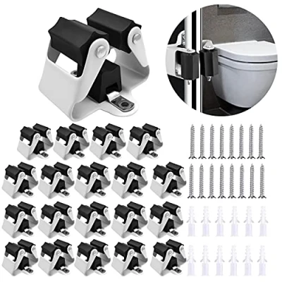 Afbeelding van 3 H wandbezemhouder, 12 stuks, de dikte van bezemhouder bedraagt 0,7 mm en niet 0,4 mm, voor wasruimte, keuken, badkamer, garage, tuin