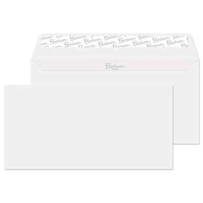 Afbeelding van Premium Business 36882 enveloppen zelfklevend diamant wit glad DL 110 x 220 mm 120 g/m² 500 stuks
