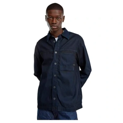 Afbeelding van G Star RAW 1 pocket regular denim overhemd, blauw (Worn in Adrift Cobler D24764 d777 g818), M
