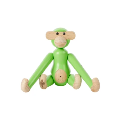 Afbeelding van Kay Bojesen Monkey Mini ornament 9,5 cm Lichtgroen