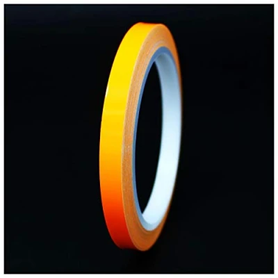 Afbeelding van 10 Meter Neon Decoratieve Strips Auto Motorfiets Boot Modelbouw Finest Folia Side zelfklevende waterdicht (8mm breedte, Oranje)