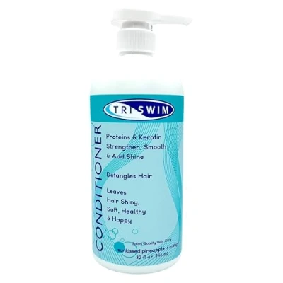 Afbeelding van TRISWIM Conditioner Voor Zwemmers, Na Het Zwemmen Verzorging, Hydraterende Haar, Ontklittende Regenererende Vegan Haarconditioners Mensen (946ml)
