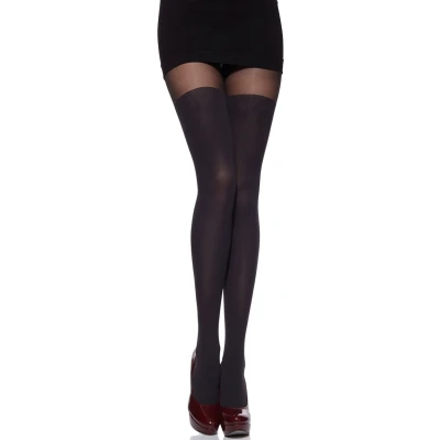 Afbeelding van Merry Style Dames Panty 80 DEN Medium gloss Polyamide MS SS R01 Grafiet XS S