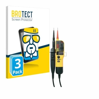 Afbeelding van BROTECT Screenprotector voor Fluke T150 Folie Beschermfolie Beschermglas transparant (3 Stuks)