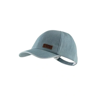 Afbeelding van Sterntaler Peaked cap met nekbeschermingsstructuur grijsblauw