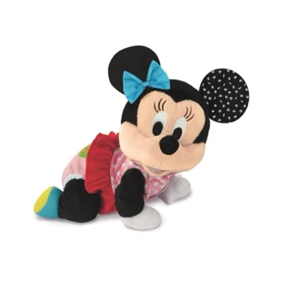 Afbeelding van Clementoni Baby Disney Minnie Mouse Interactieve Knuffel Samen Leren Kruipen Met geluid vanaf 6 maanden