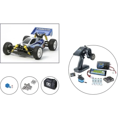 Afbeelding van Tamiya Neo Scorcher, Set Brushed 1:10 RC auto Elektro Buggy 4WD Bouwpakket
