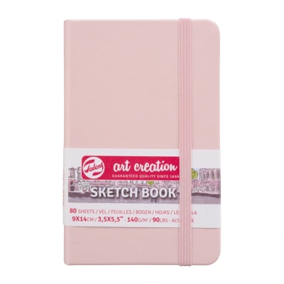 Afbeelding van Schetsboek Talens Art Creation roze 9x14cm 140gr 80vel