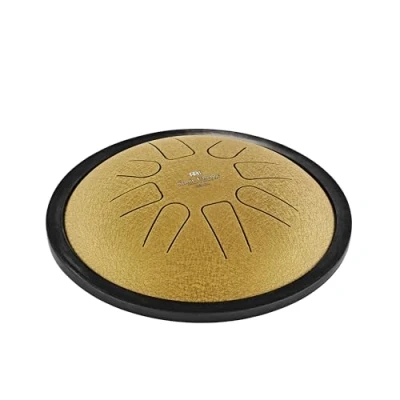 Afbeelding van Meinl Sonic Energy Small Steel Tongue Drum C Minor compacte handpan goud