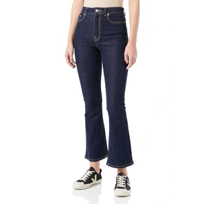 Afbeelding van JJXX Jxturin Bootcut jeans, Dames, Maat: 24x30, Dark blue denim
