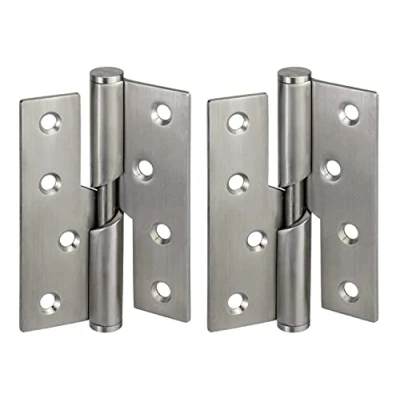 Afbeelding van Paar Deurscharnieren Stijgende Butt Handed Rechts Lift Off Scharnier 100mm x 77mm (Rechts)