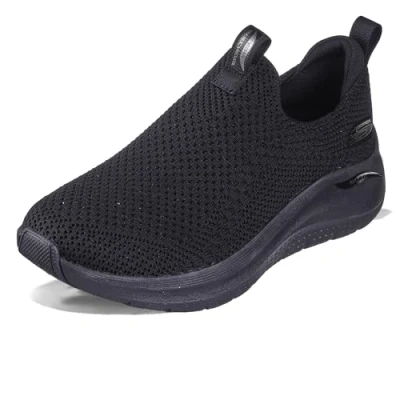 Afbeelding van Skechers Slip on Arch Fit Instappers zwart Dames Maat 39