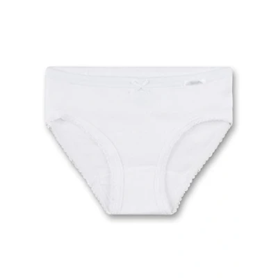 Afbeelding van Sanetta Meisjes Jazzpants Meisje Pant Onderbroek Uni Katoen 104 140 Wit, 12 13 jaar