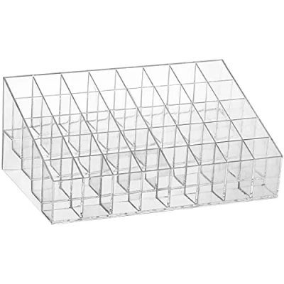 Afbeelding van 40 Grids Lipsticks Houder Transparante Acryl Lipgloss Lipstick Organizer en Opslag Display Case voor Lipgloss, Tubes
