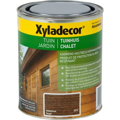 Afbeelding van Xyladecor Houtbeits Tuinhuis 0,75l Notenhout