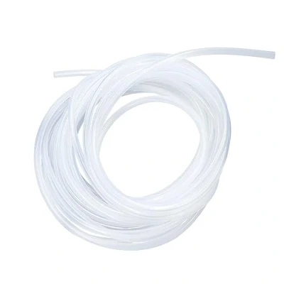 Afbeelding van LAVMHAB Siliconen slang, 4 mm x 6 (binnendiameter buitendiameter), 8 meter lang, geschikt voor contact met levensmiddelen, flexibel, transparant, water en luchtslangen pompoverdracht
