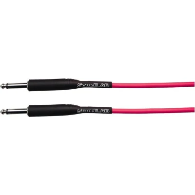 Afbeelding van Premium 6,35mm Jack mono gitaar kabel roze 6 meter