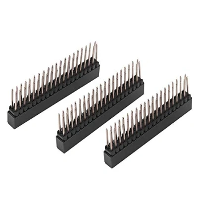 Afbeelding van Wifehelper Vrouwelijke Pin Headers, 2.54MM Pitch Dubbele Rij Rechte 2 x 20 Pins Header Strip Connector Kit voor Raspberry Pi