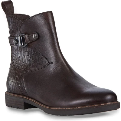 Afbeelding van Marco Tozzi Korte laarzen, Dames, Maat: 40, Mocca comb Leer/ synthetisch